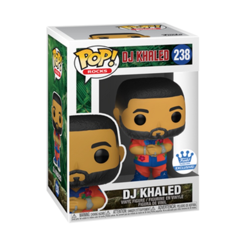 (DAMAGED BOX) Funko Pop! Rocks: DJ Khaled – DJ Khaled (Funko Shop) #238