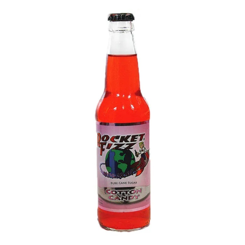 Rocket Fizz Soda – Cotton Candy: 24-Piece Case