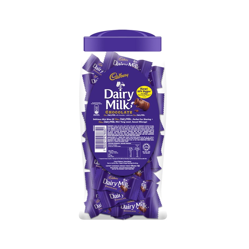 CADBURY DAIRY MILK NEAP JAR 405G UNIT