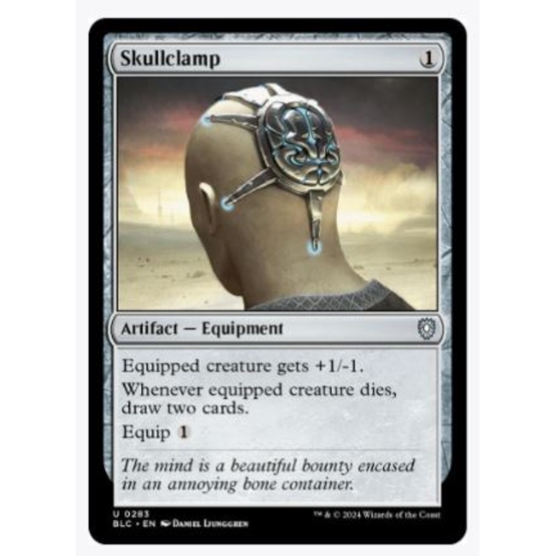 Skullclamp – Commander: Bloomburrow – #0283