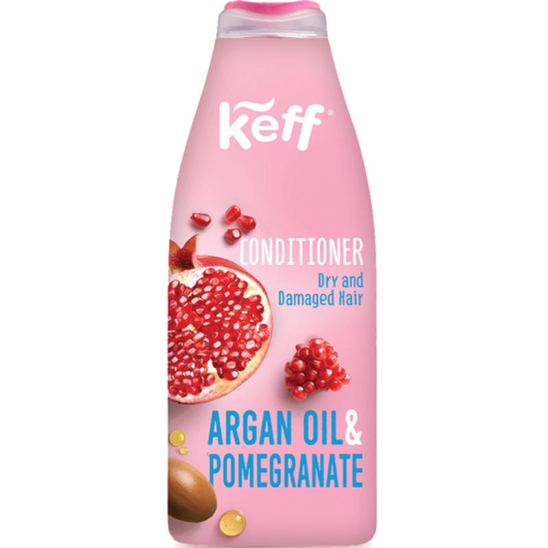 Argan Oil & Pomegranate Conditioner | 16.9 oz | Keff Pack of 1