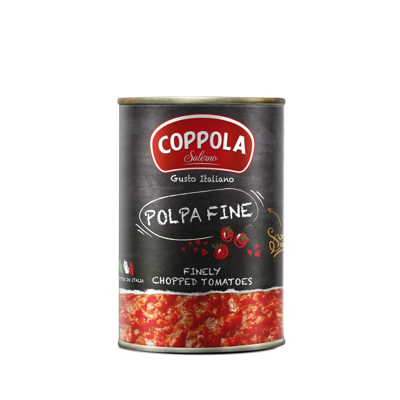 COPPOLA POLPA FINE – FINELY CHOPPED TOMATOES 400G UNIT