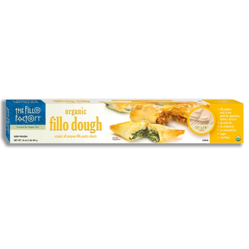 Organic Fillo Dough (Fillo Factory) (4 x 1 lb) 4 PACK