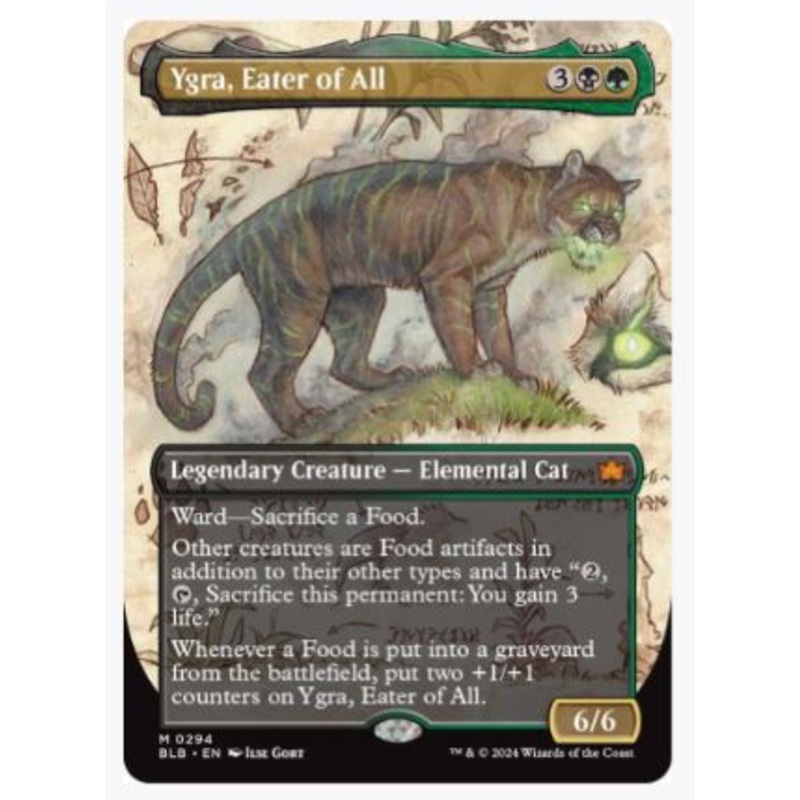Ygra, Eater of All (Borderless) – Bloomburrow – #0294