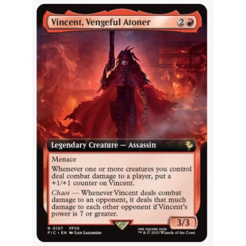 Vincent, Vengeful Atoner (Extended Art) – Commander: Final Fantasy- #0157