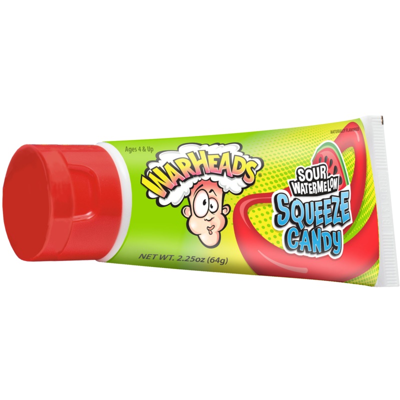 WARHEADS SQUEEZE CANDY SOUR WATERMELON EACH