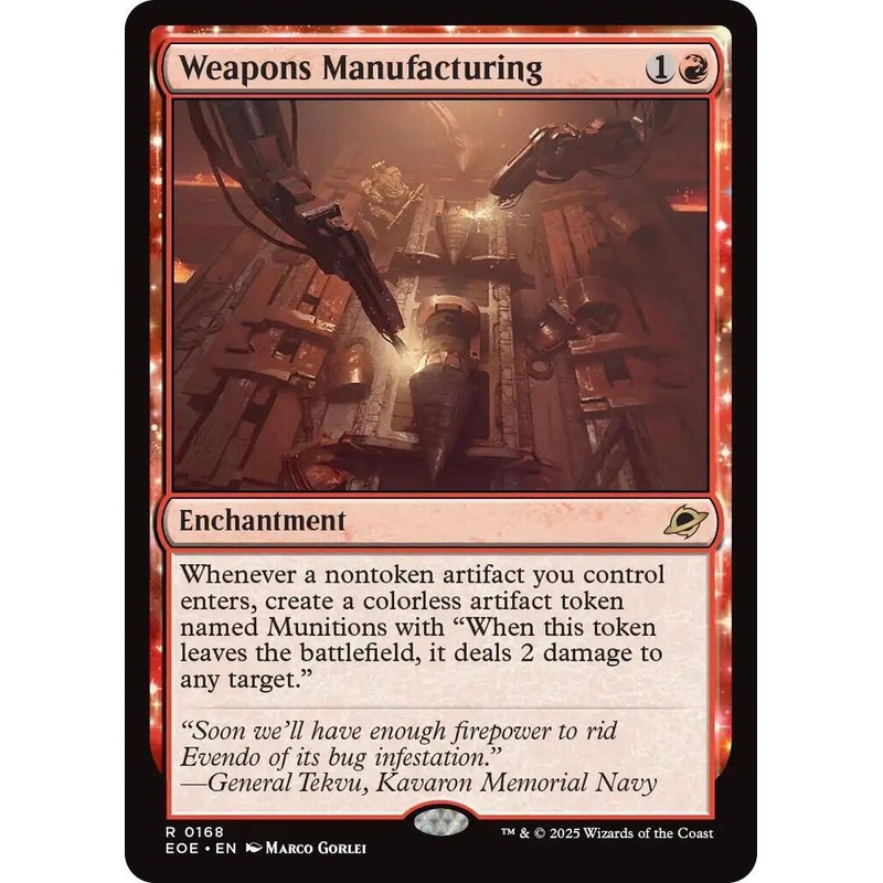 Weapons Manufacturing – Edge of Eternities – #0168