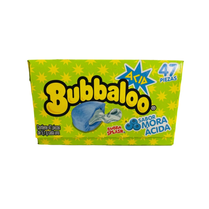 Adams Bubbaloo Sour Blueberry