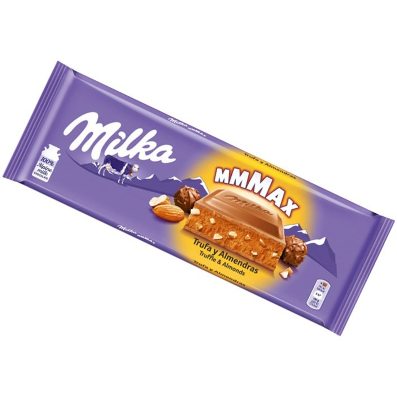 Milka MMMAX Truffle & Almonds  300g Bar