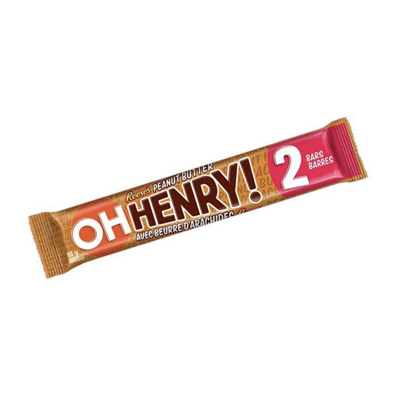 Oh Henry!  Reeses Peanut Butter  2 Bar Pack