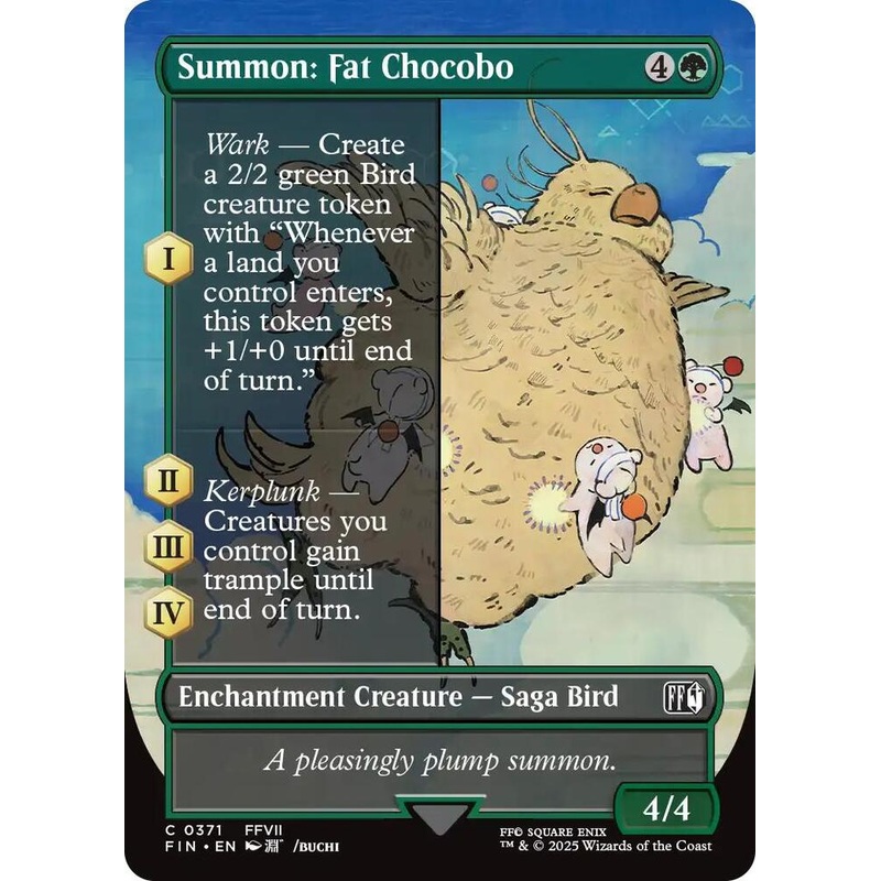 Summon: Fat Chocobo (Foil) (Borderless) – FINAL FANTASY #0371
