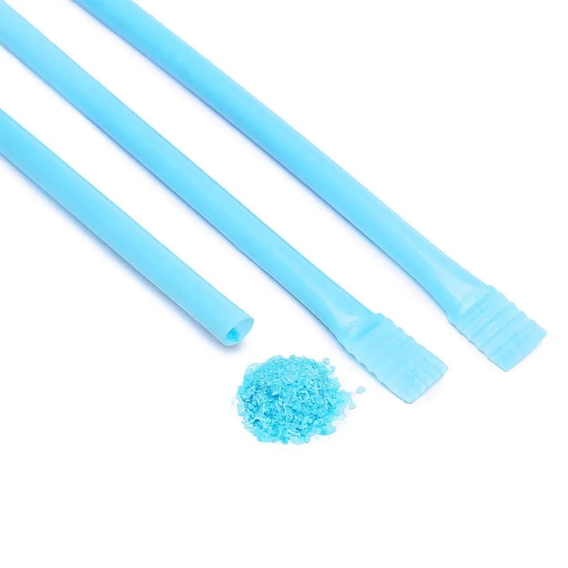 Albert’s Candy Powder Filled Plastic Mini Straws – Vanilla: 240-Piece Bag