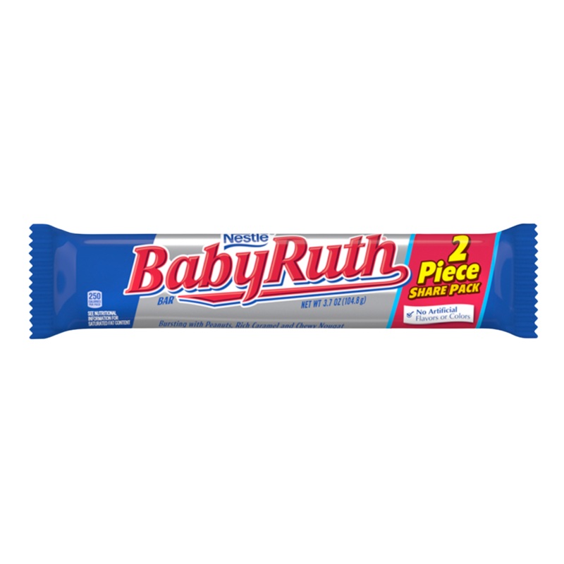 Baby Ruth King Size Bar – 3.3oz (94g)