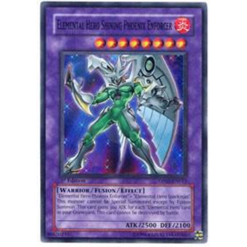 Elemental Hero Shining Phoenix Enforcer (1st Edition) – Duelist Pack 5: Aster Phoenix – DP05-EN013