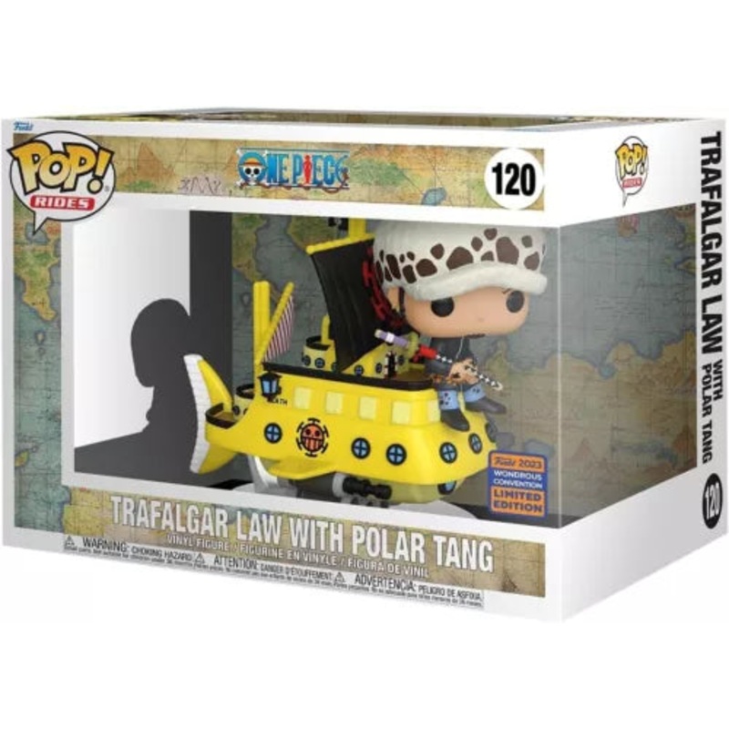 Funko POP! Rides: One Piece – Trafalgar Law With Polar Tang (Wondrous Convention 2023 Exclusive) #120