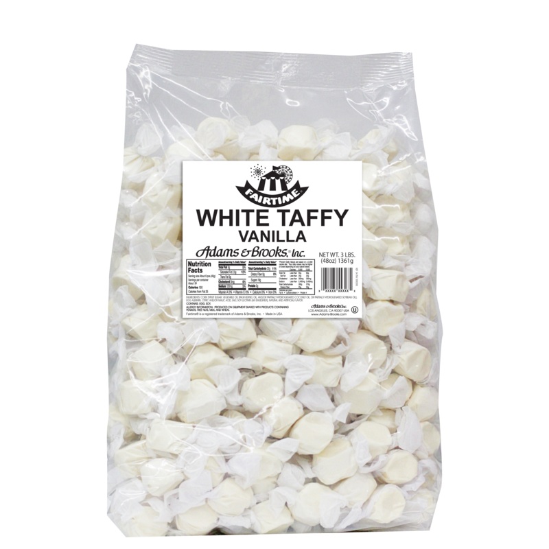 Adams & Brooks Taffy – Vanilla 3lb X 1 Unit