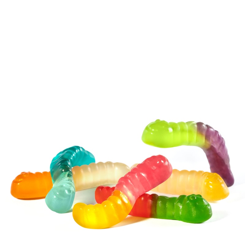 Albanese Mini Gummi Worms 12 Flavor – 7.5 oz