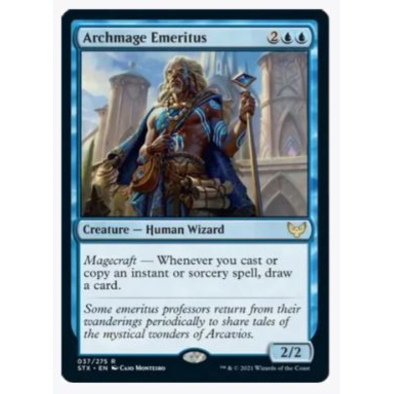 Archmage Emeritus (Foil) – Strixhaven: School of Mages – #037/275