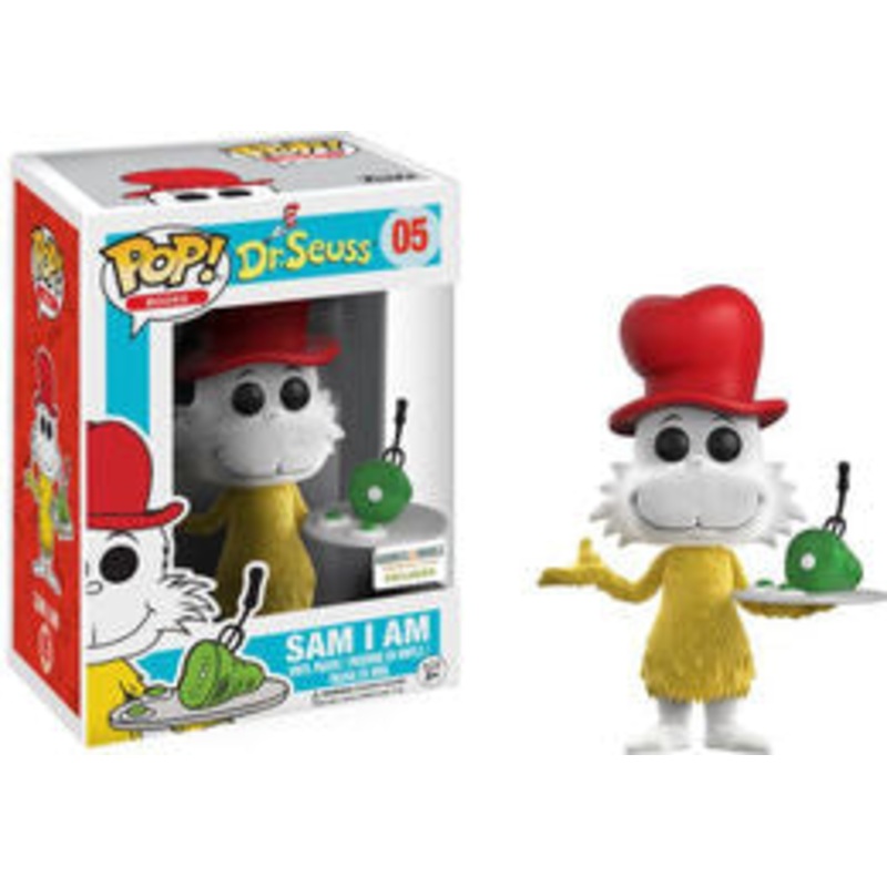 Funko Pop! Books: Dr. Seuss – Sam I Am #05 (Flocked) (Barnes & Noble Exclusive)