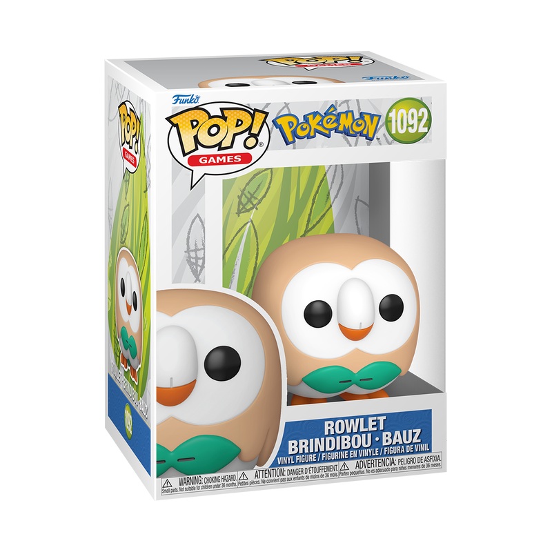 Funko Pop Games: Pokemon – Rowlet #1092