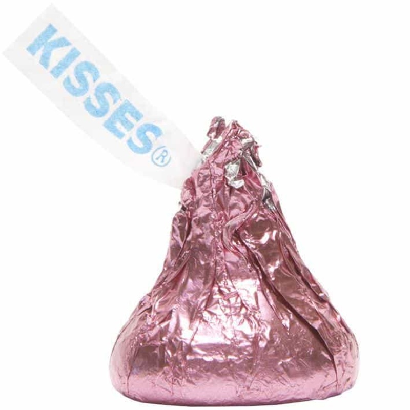 Hersheys Kisses  Milk Chocolate  Pastel Pink