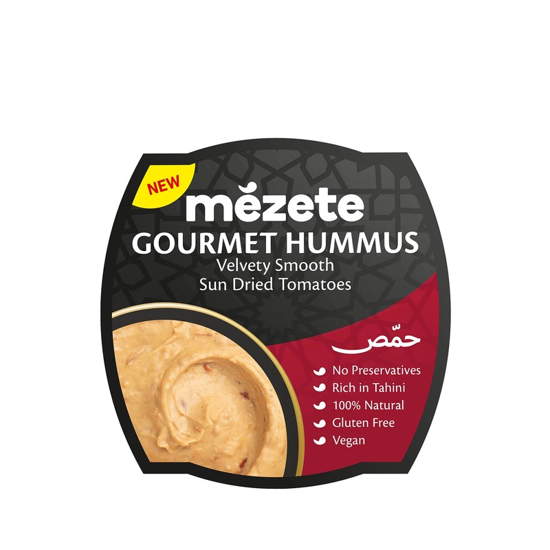 MEZETE HUMMUS SUN DRIED TOMATOES 215G