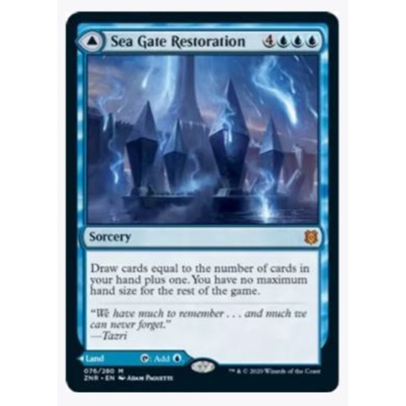 Sea Gate Restoration – Zendikar Rising – #076/280
