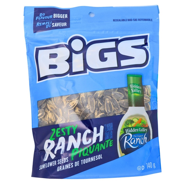 BIGS Zesty Ranch Sunflower Seeds – 140 g