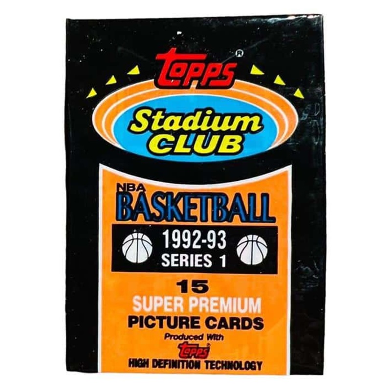 1992-93 Topps Stadium Club NBA Basketball  Series 1