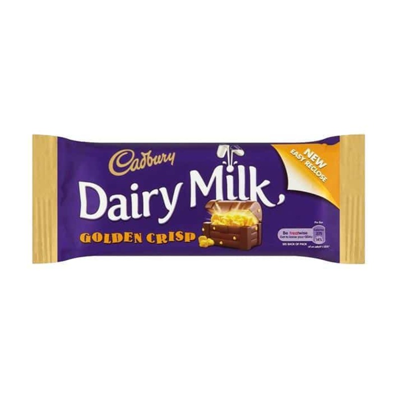 Cadbury Dairy Milk Golden Crisp  54g Bar