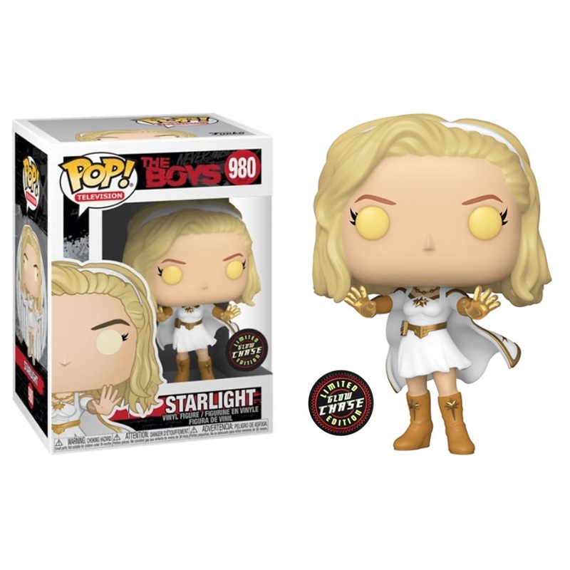 DAMAGED – Funko Pop! Television: The Boys – Starlight (Glow in the Dark) (Chase) #980