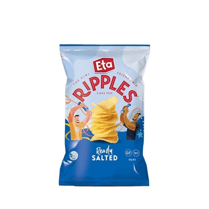 ETA SPUDS RIPPLE READY SALTED 150GM