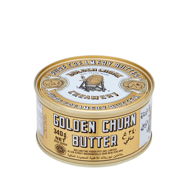 GOLDEN CHURN TINNED BUTTER 340GM