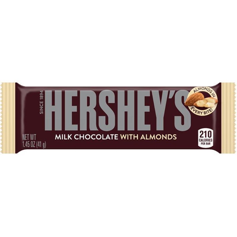 Hersheys Milk Chocolate Bar With Almonds