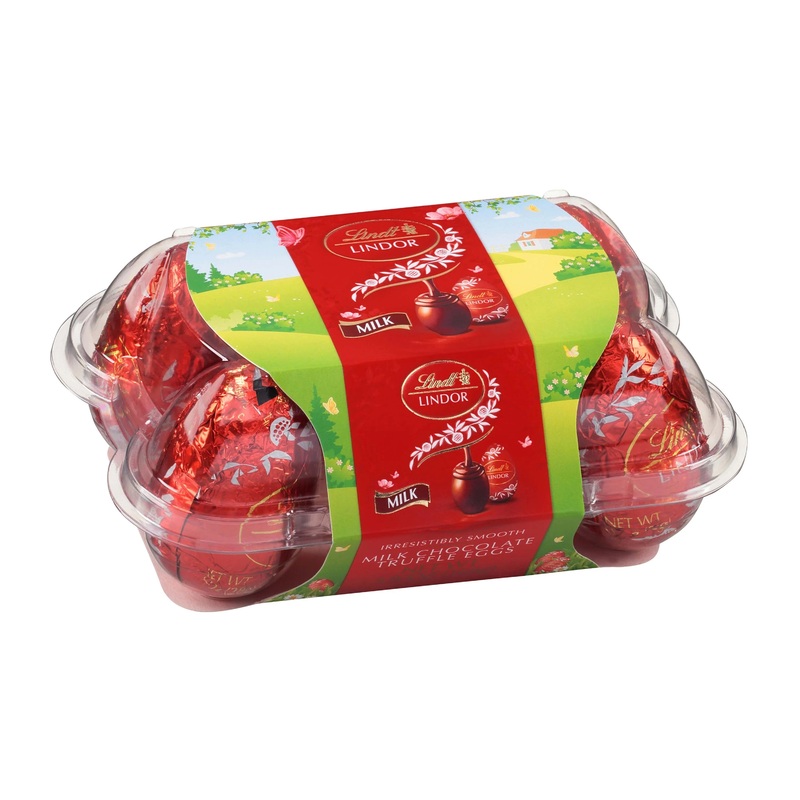 Lindor Milk Chocolate Eggs 6pc Carton – 5.9oz