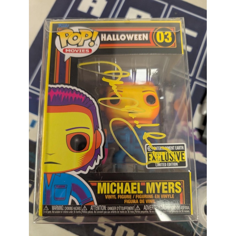 AUTOGRAPHED by James Jude Courtney (JSA Certified #WA286559) Funko Pop! Movies: Halloween – Michael Myers (Entertainment Earth Exclusive) #03