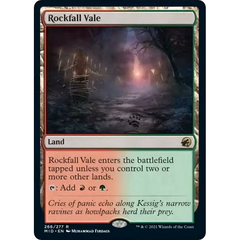 Rockfall Vale – Innistrad: Midnight Hunt – #266/277