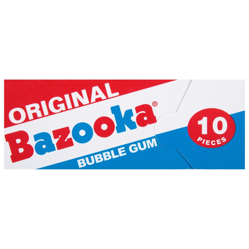 Bazooka Bubble Gum 10pc pack or 12ct box 10pc Pack