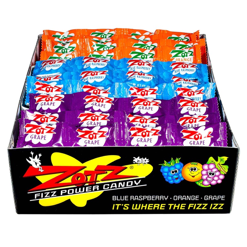 Zotz Grape, Orange & Blue Raspberry – 48 Count