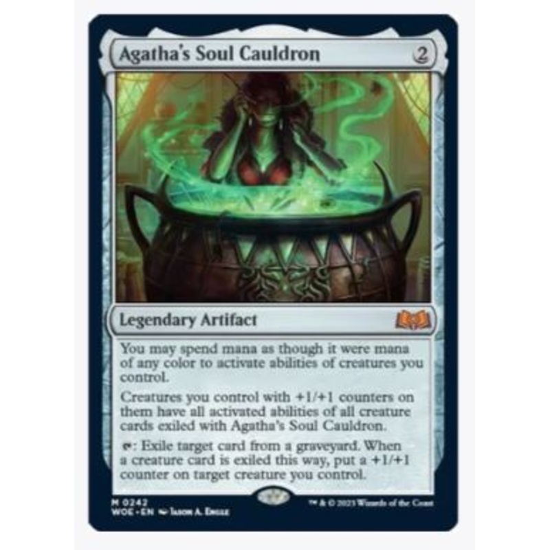 Agatha’s Soul Cauldron -(Foil) Wilds of Eldraine – #0242