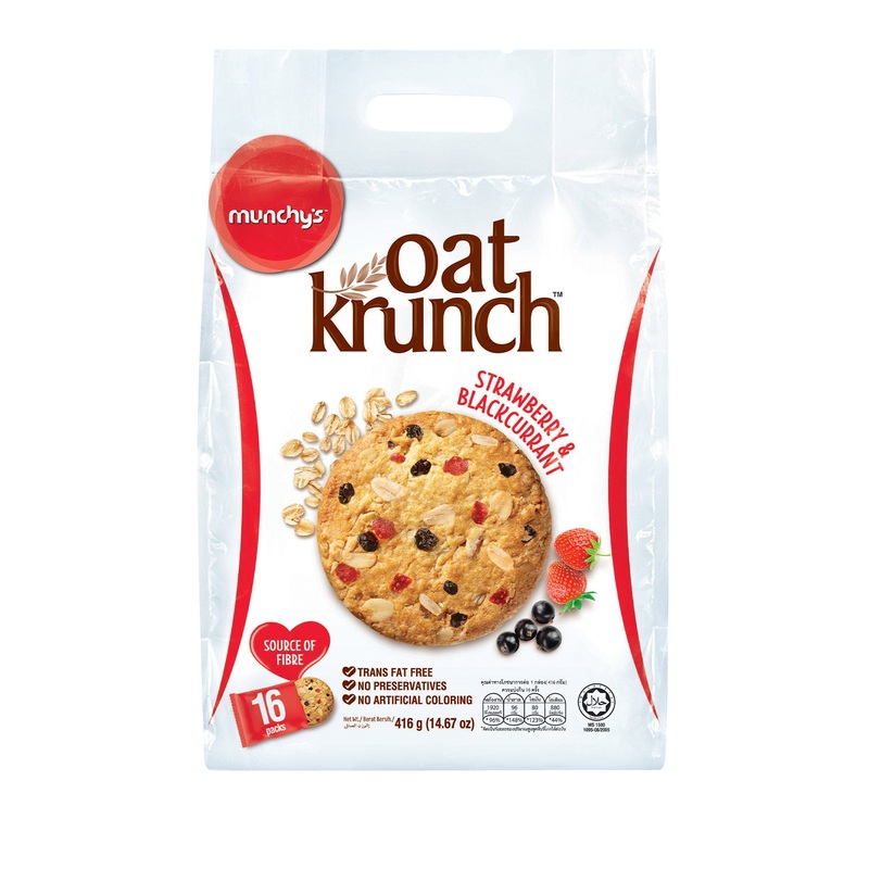 MUNCHYS OAT KRUNCH S/BERRY&B/CURRANT 390G UNIT