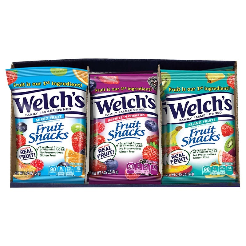 Welch’s Variety Fruit Snacks 2.25oz X 16 Units
