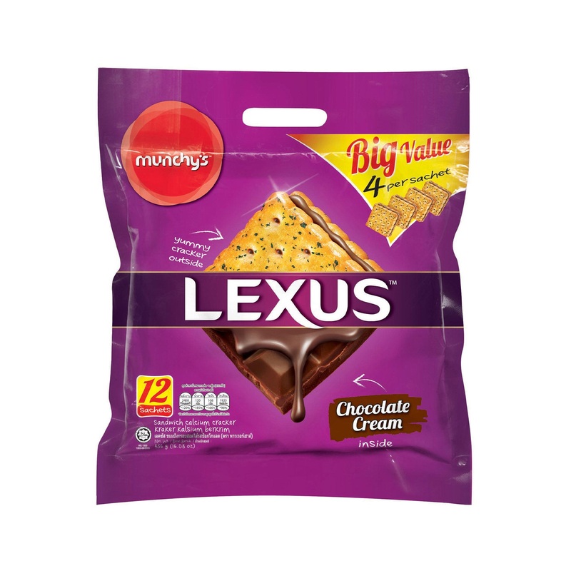 LEXUS CHOCOLATE SANDWICH 418G UNIT