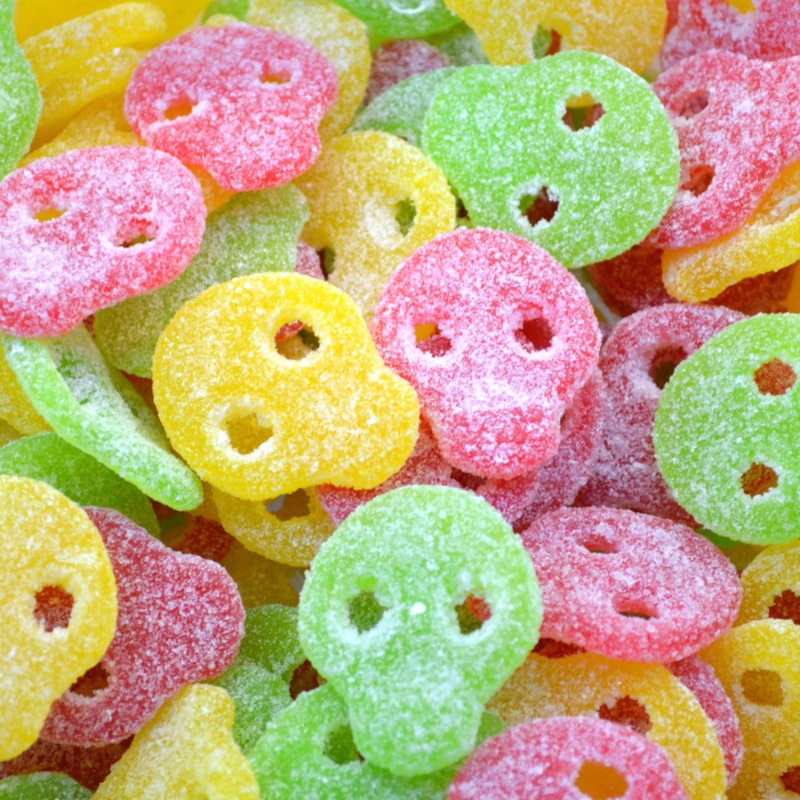 Sura Skallar (Super Sour Skulls) 125g (0.28lb)