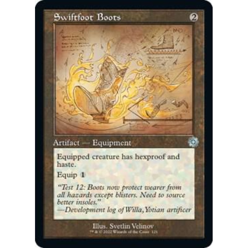 Swiftfoot Boots (Schematic) – The Brothers’ War: Retro Frame Artifacts #121