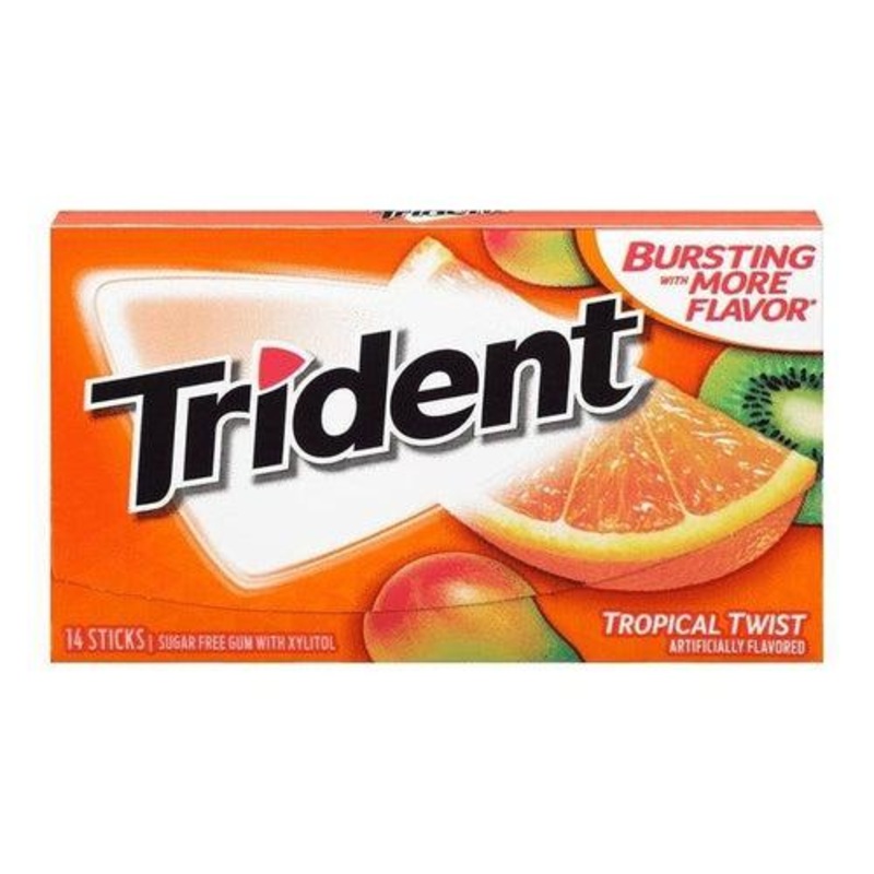 Trident Tropical Twist Gum 31g