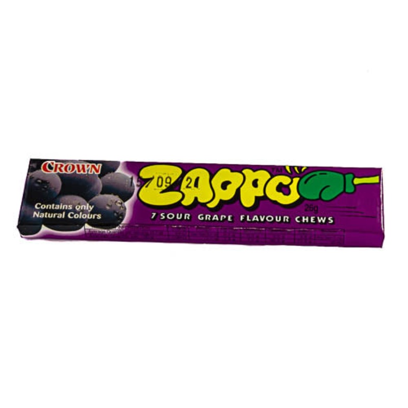 Zappo Grape Chews bar