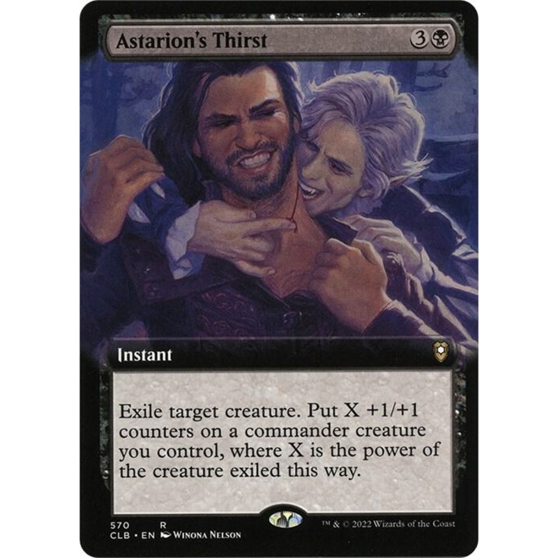 Astarion’s Thirst (Extended Art)(Foil) – Commander Legends: Battle for Baldur’s Gate #570