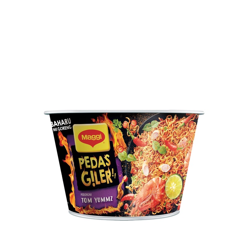 MAGGI HOT MEALZ PEDAS GILER TOM YUMMZ BOWL 92G UNIT