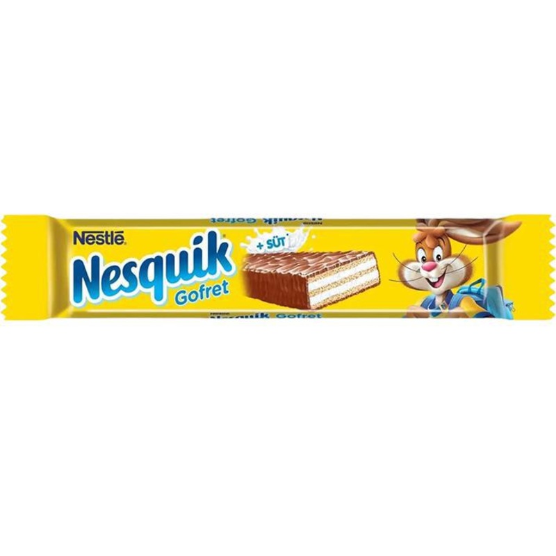Nestle Nesquik Chocolate Bar Gofret + St
